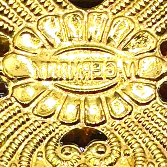 W. Germany Vintage Porcelain Floral Painted Converted Necklace Victorian Style - Picture 11 of 16